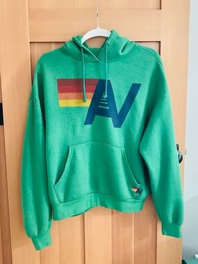 Aviator Nation Relaxed Logo Hoodie - XS